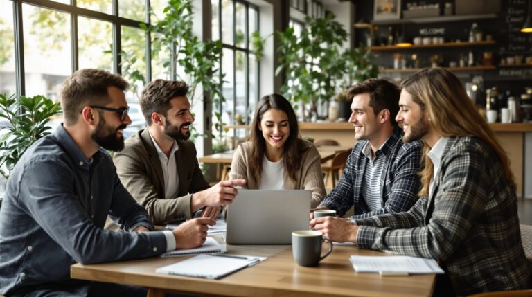 business plan café