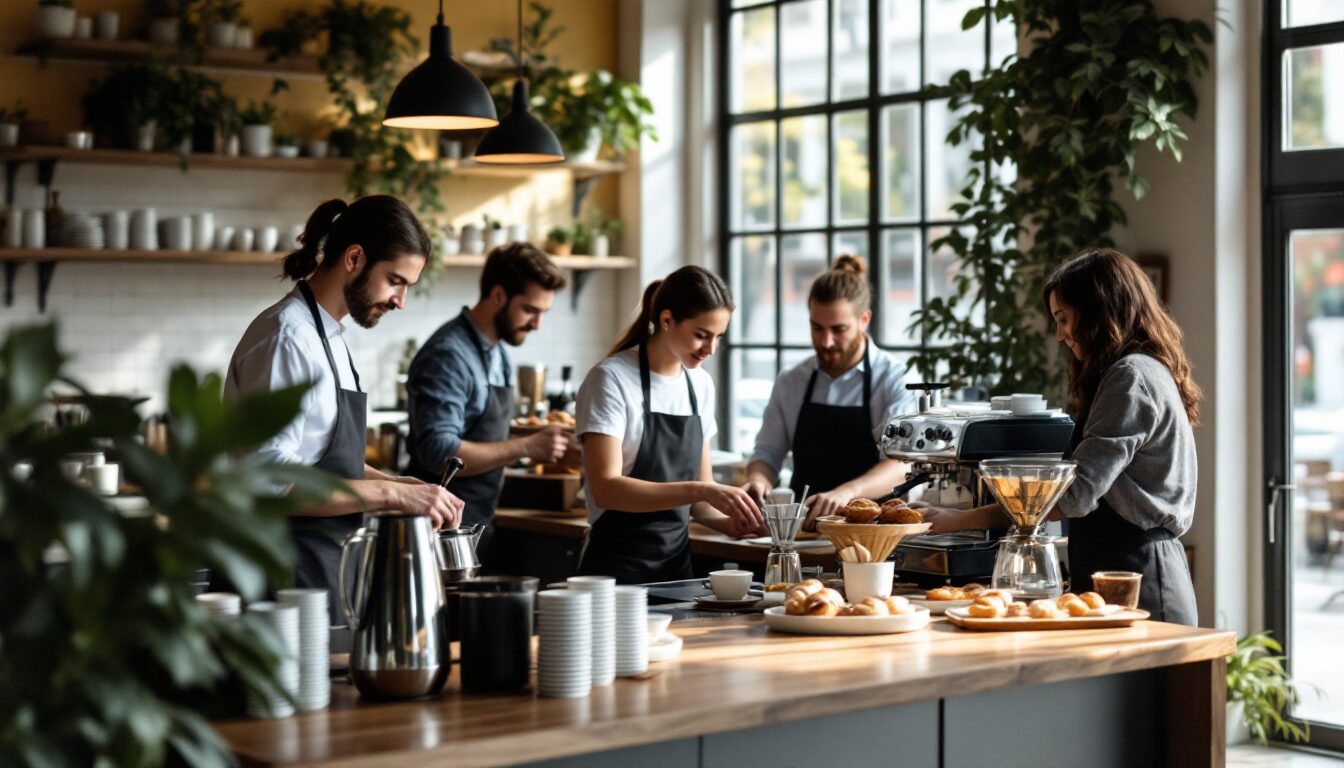 business plan café