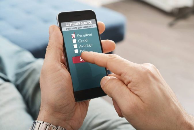 remplissage d'un questionnaire en ligne