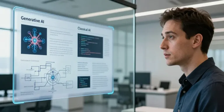IA générative : définition et différences avec l’intelligence artificielle classique